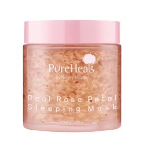 PureHeals by Nature Village Real Rose Petal Sleeping Mask New In Box (Unopened)